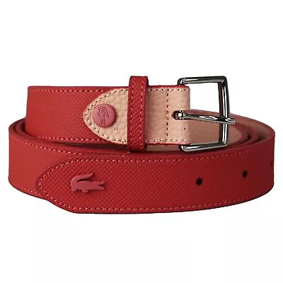 Lacoste Adjustable Reversible Pink Womens Belt RC1685 A64 • £28.99