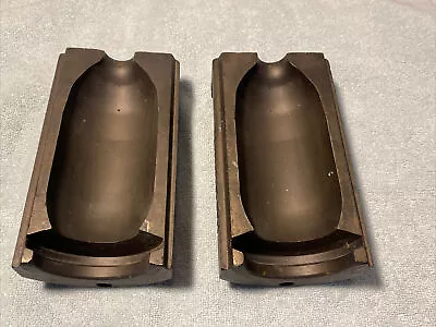 $240 • Buy Early Antique Cast Iron Glass Liquor Stubby Beer Bottle Mold Free Ship