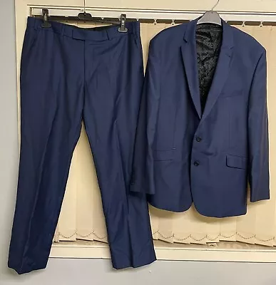 Jasper Conran Men's Suit Blazer EU56 & Trouser EU48 Navy Blue • £44.44
