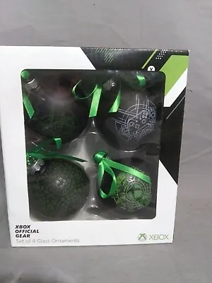 Paladone  Xbox Glass Christmas Ornaments (Set Of 4) New • $10.39