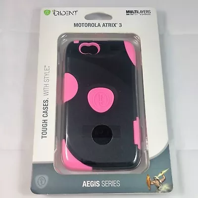 Trident Aegis Series Phone Case Motorola Atrix 3 Black Pink Brand New  • $9.80