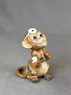 Rare Josef Originals DOC MONKEY With Stethoscope 3 ¼”  Figurine AS IS • $44.99