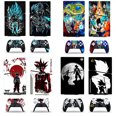 Dragon Ball Z DBZ PS5 Slim Disk Skins Stickers PlayStation5 Console Controller • $14.50