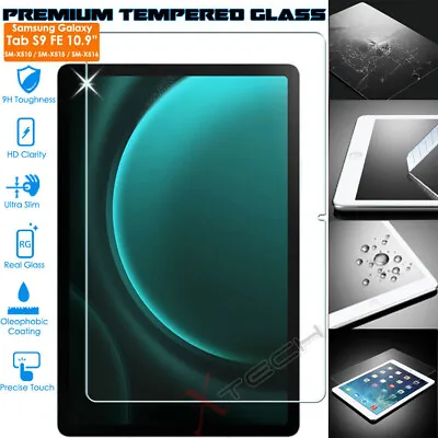 Samsung Galaxy Tab S9 FE 10.9  TEMPERED GLASS Screen Protector - X510 X516 • £4.95