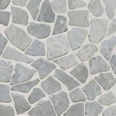 Nusa Grey Random Mosaic Wall & Floor Tile ($10.09/SqFt) • $45.43