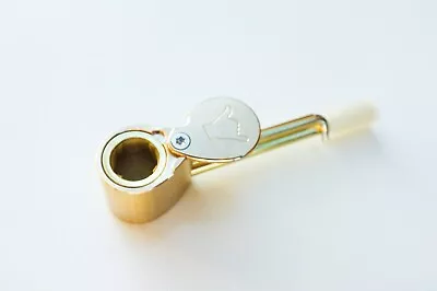 Mini Shaka Pipe Unique Brass Pipe W Poker Snug Disposable Screen Made In Hawaii • $39