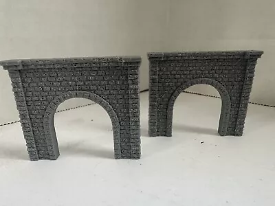 Z Scale Single Tunnel Portal For 1:220 Train Mountain / Diorama Scene (2-Pack) • $12.99