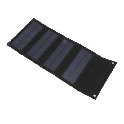 (Black)40W Folding Solar Panel High Conversion Efficiency Good Output • £16.61