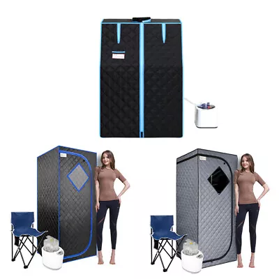 2L/4L Portable Full Size Personal Steam Sauna Heated Home Spa Detox Therapy US • $149.99