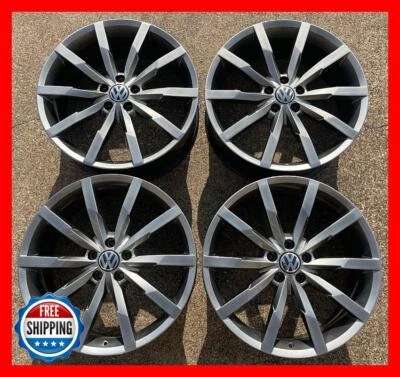 $1795 • Buy VOLKSWAGEN VW BEETLE OEM Wheel Set 20  Rims MONTEREY 70021 Hyper Silver #S