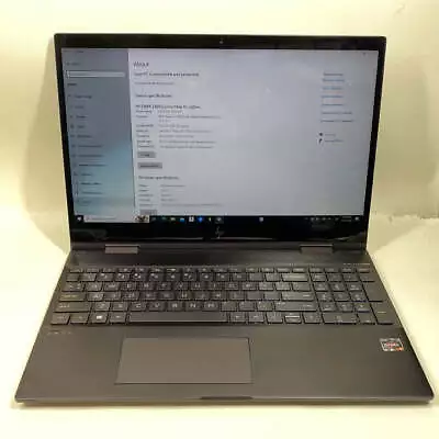 HP Envy X360 15-cp0053 15  Ryzen 5 2500U 2.0GHz 8GB 256GB Radeon Vega Gfx Read • $179.99