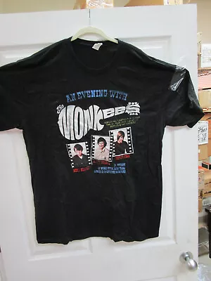 The Monkees  An Evening With The Monkees  2012 Tour Concert T-Shirt-Black-2XL • $25