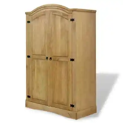 $373.95 • Buy Wardrobe Cabinet Storage Wooden Clothes Closet 2 Door Corona Style Organiser
