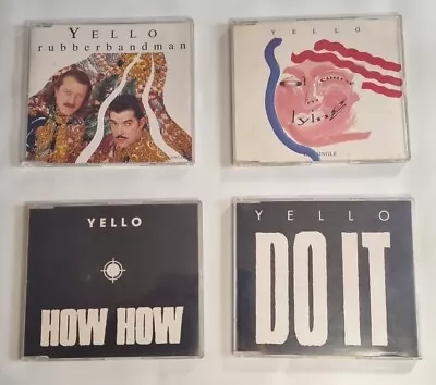 Yello CD Singles: How How Do It  Rubberbandman Of Course I'm Lying • £5