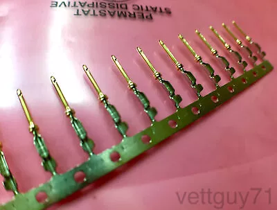 Lot Of (96) High Density HD D-SUB Male Crimp Pins For DB Connector 23PS-001P • $8.99