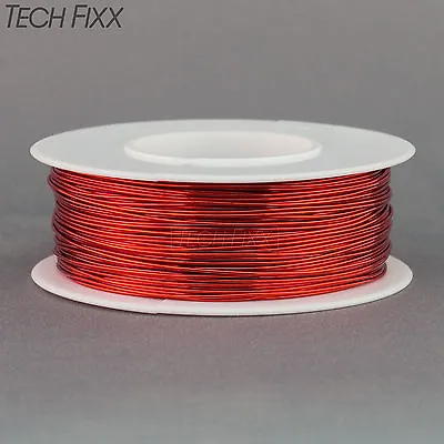 Magnet Wire 23 Gauge AWG Enameled Copper 158 Feet Coil Winding And Crafts Red • $8.45