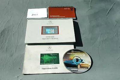 2000-2003 Mercedes CLK & E Class W210 Command Unit & Disc Operator Manual OEM • $39.50