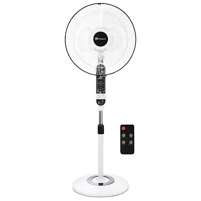 £49.99 • Buy PureMate 16-Inch Oscillating Pedestal Fan With LED Display And Remote Control