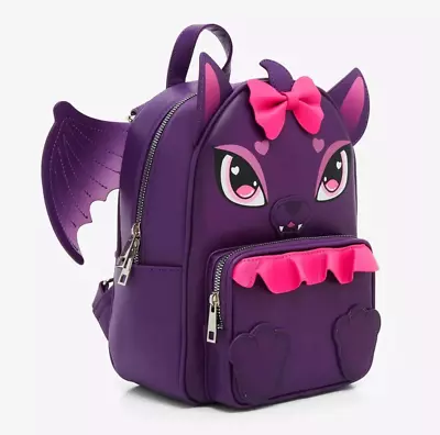 NWT Monster High Draculaura Count Fabulous Bat Figural Mini Backpack Bag • $60