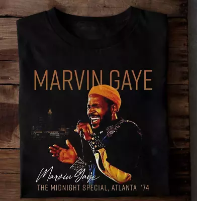 Rare Marvin Gaye Short Sleeve Black All Size Shirt • $8.99