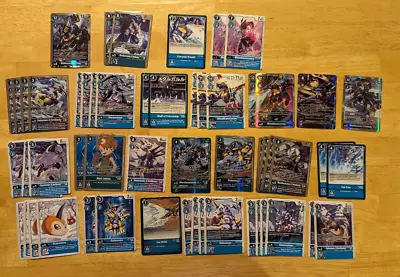 Digimon Card Game - MetalGarurumon (X Antibody)  Gabumon Blue Purple Deck • $50