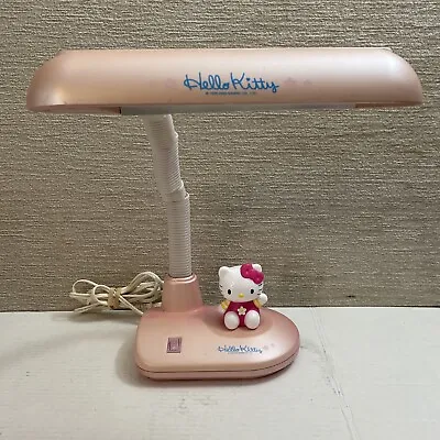 £40.93 • Buy Vintage Hello Kitty Pink Fluorescent Bulb Desk Lamp Sanrio 1976, 2000 WORKS RARE