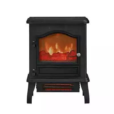 Durable Indoor Infrared Quartz Electric Stove Heater Black Modern Home Heating • $69.99