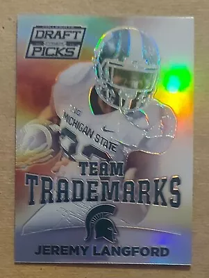 2015 Panini Prizm Draft Picks JEREMY LANGFORD #25 Silver Prizm Team Trademarks • $1.99