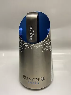 Nice Belvedere Vodka Promo Steel Cocktail Ice Bucket Rare W/ Tongs • $24.99