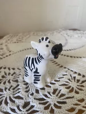 Fisher Price Little People Figure Toy Zebra Baby Zoo Animal  1998 • $10