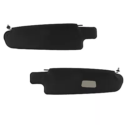 1968-1979 VW Bay Window Bus Black Sunvisors With Vanity Mirror • $121.95