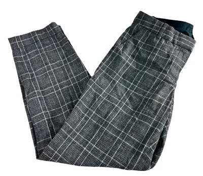 J. Crew Cafe Capri Tartan Plaid Wool Pant Sz 0 Ankle Trouser Career Academia • $17.20