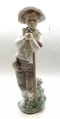 £4.99 • Buy LLADRO NAO Figure Of A Boy Holding A Bird