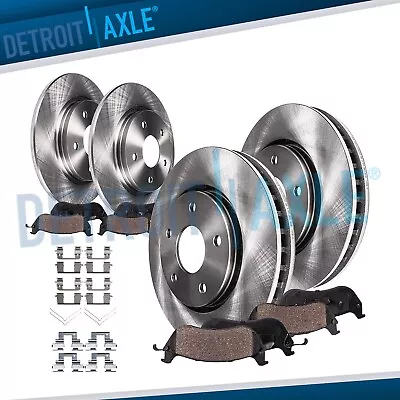 Front Rear Rotors Brake Pads Kit For 2003 2004 2005 2006 2007 2008 Honda Pilot • $162.25