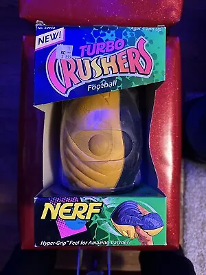 Vintage 1994 Official NERF TURBO CRUSHERS Football Kenner New • $69.99