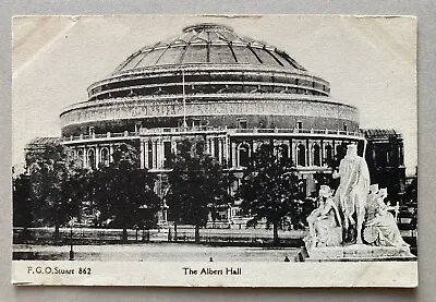 The Albert Hall London F.G.O Stuart Postcard • £1.95