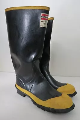 Mint VTG Uniroyal Safety ANSI Steel Shank Boots Size 8 • $89