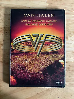 Van Halen - Balance Live In Toronto 1995 DVD Eddie Alex Sammy Hagar • $12.97