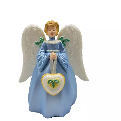 Vtg Hallmark Ornament 1998 Victorian Angel Miniature Tree Topper Christmas 3  • $9.74