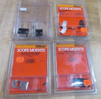 4 Open  Packages Millet Scope Mount Bases   (w13) • $5.50