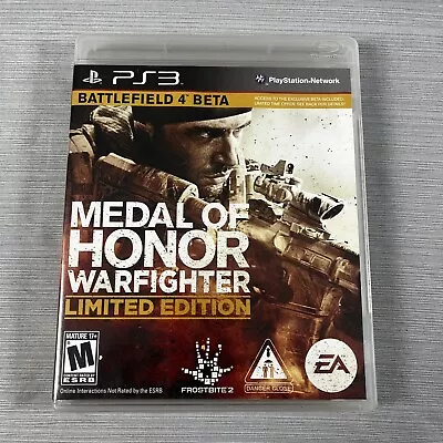 Medal Of Honor Warfighter Limited Edition Complete CIB Manual • $3.88