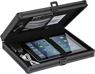 Locking Storage Clipboard Aluminum Case Holder Paper With Metal Self-Locking • $35.98