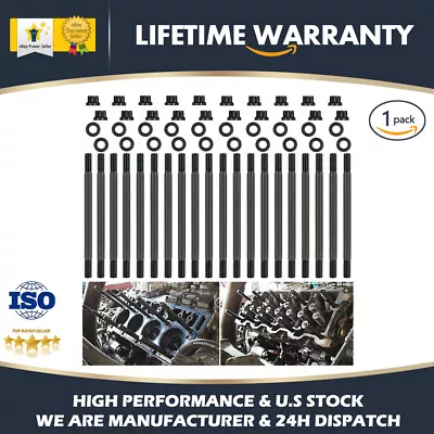 For 2003-10 Ford 6.0L Powerstroke Diesel  ARP Cylinder Head Studs 250-4202 VT365 • $84.92