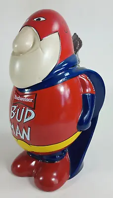 Vintage 1989 Collector Edition Budweiser Bud Man Ceramic 8  Beer Stein. • $45