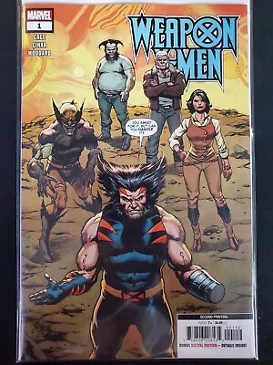 Weapon X-Men #1 2nd Print Marvel 2024 VF/NM Comics Book • $3.95