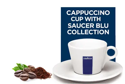 Lavazza Americano Cappuccino Espresso White Porcelain Cup And Saucer {1 - 12's} • £34.99