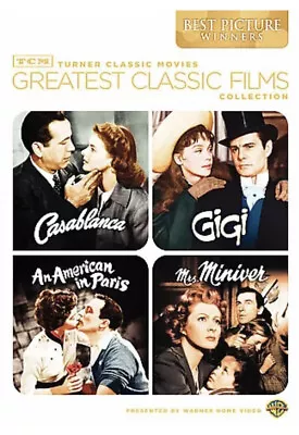 TCM Greatest Classic Films Best Picture Casablanca Gigi Mrs. Miniver NEW 1ST CLS • $14.43