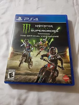 Monster Energy Supercross: The Official  Video Game Playstation 4 • $8