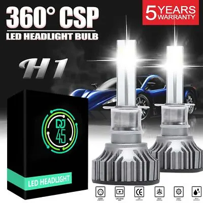 White 6000K Hi/Lo Power H1 240W 360000LM LED Headlight Kit Beam Bulbs • $11.99