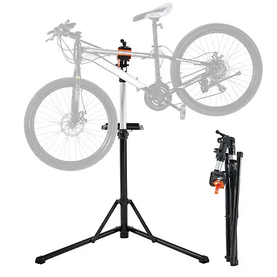 VEVOR Bike Repair Stand 66LBS Adjustable Maintenance Folding Bike Rack Tool Tray • $54.99